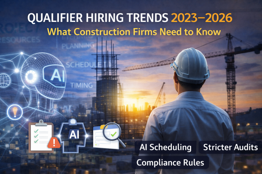 AI and compliance trends shaping qualifier hiring for construction firms in 2026